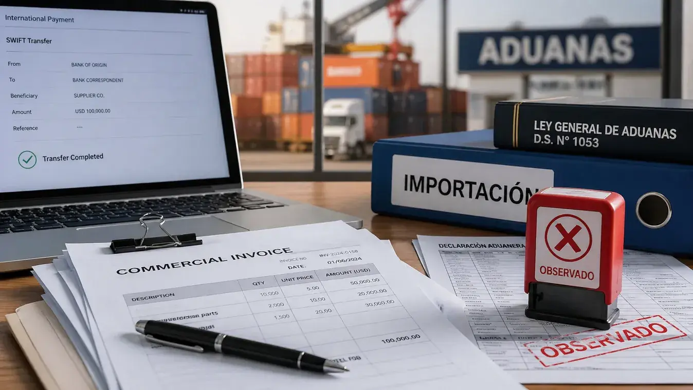 bancarización aduanas Perú