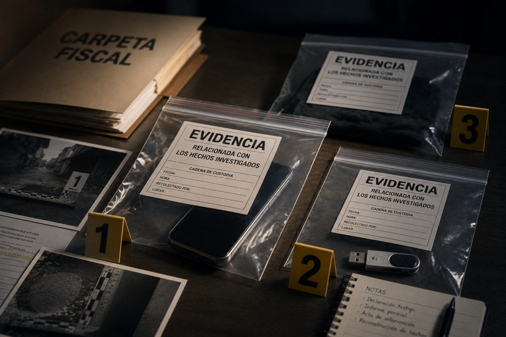admisión de pruebas en el proceso penal